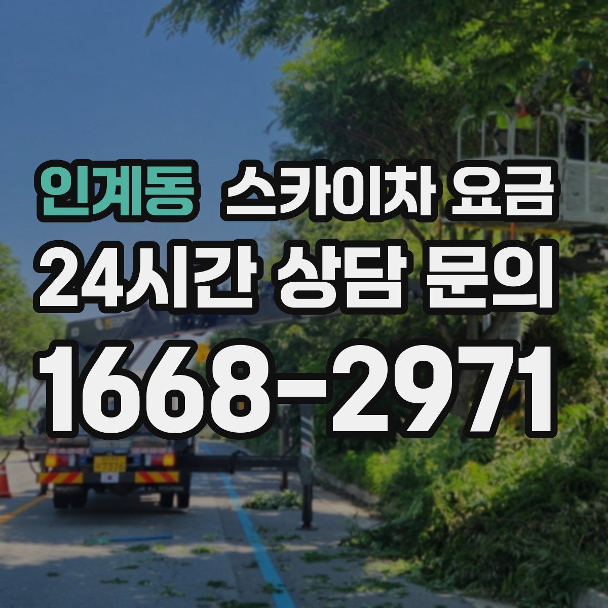 인계동 스카이차 요금