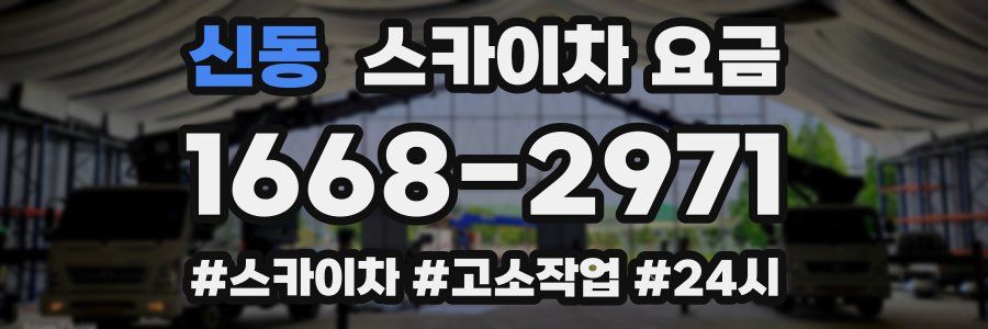 신동 스카이차 요금