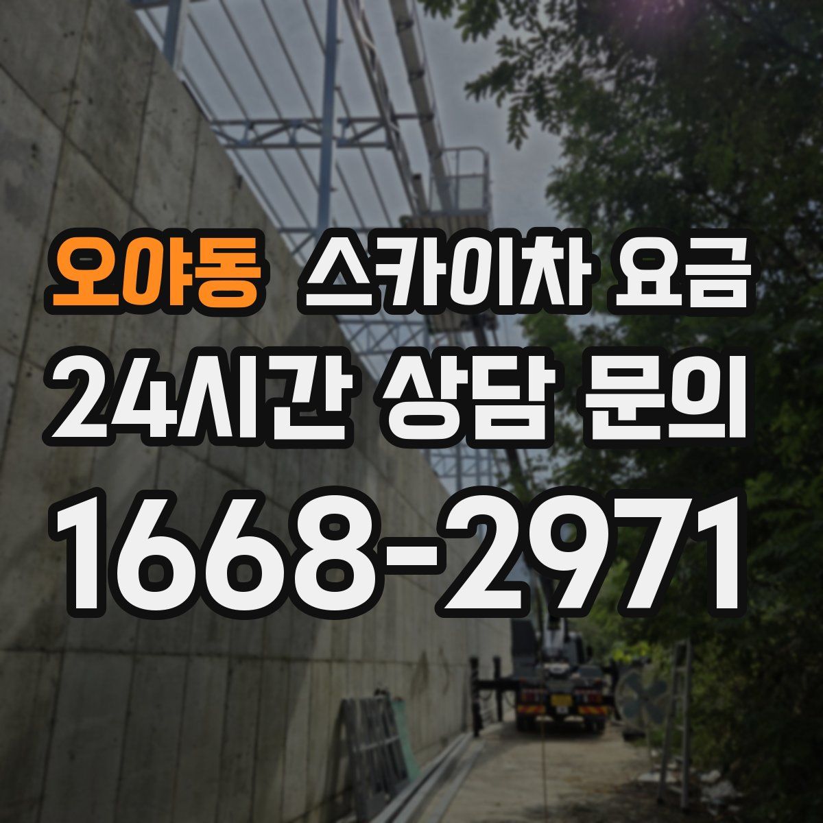 오야동 스카이차 요금