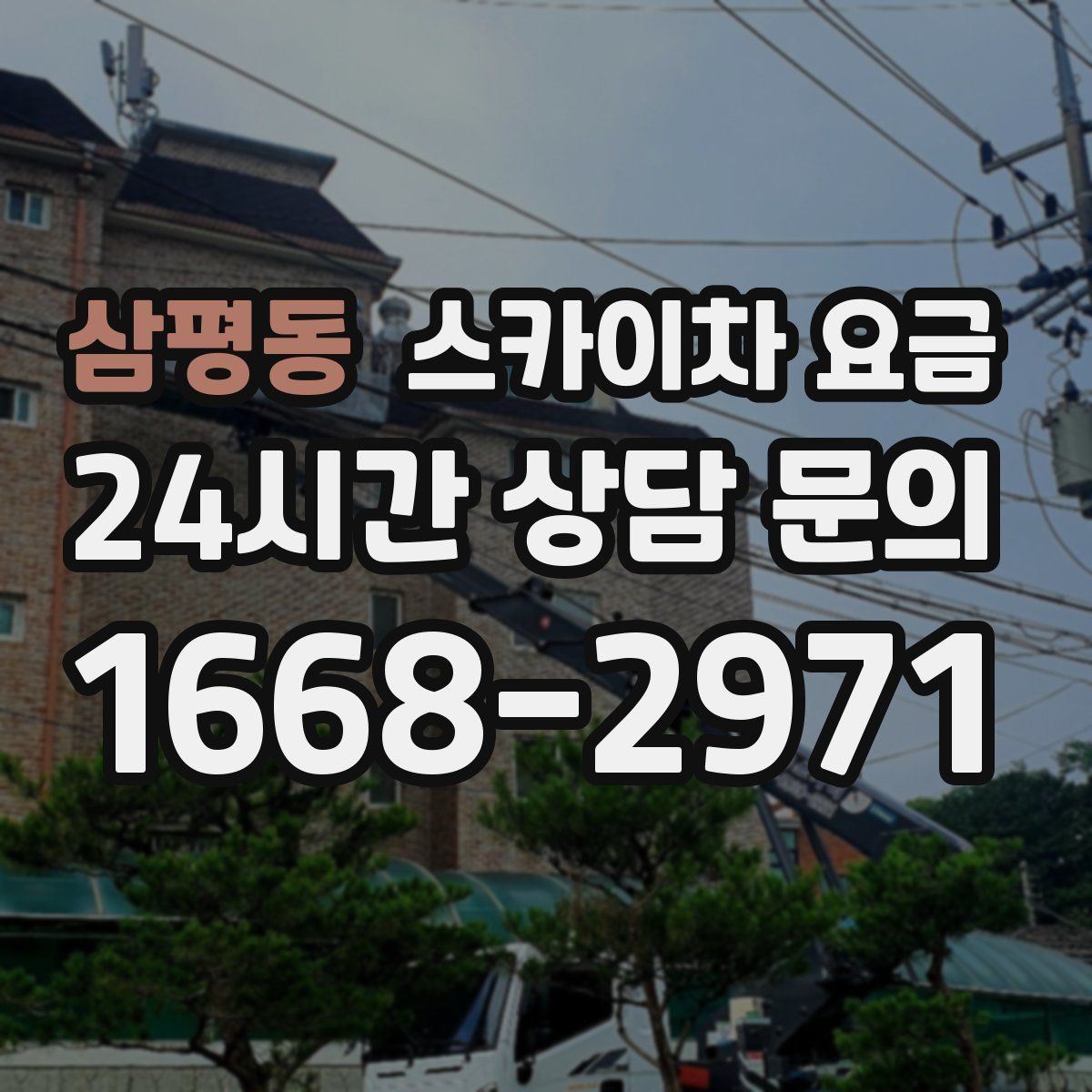 삼평동 스카이차 요금