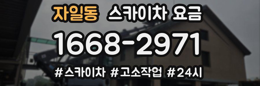 자일동 스카이차 요금