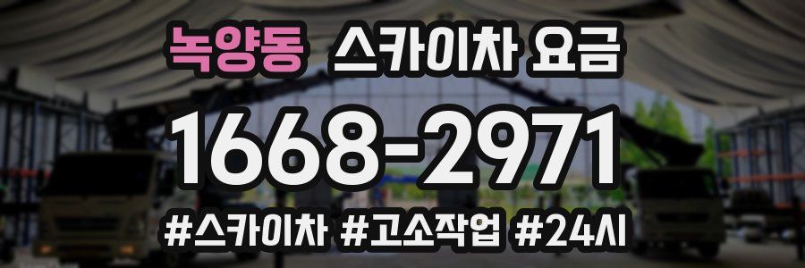 녹양동 스카이차 요금