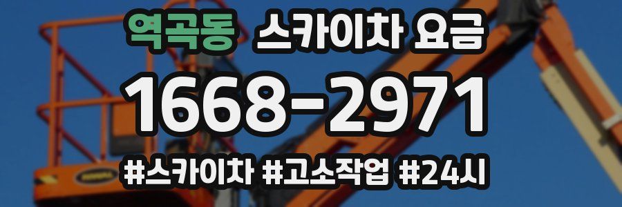 역곡동 스카이차 요금