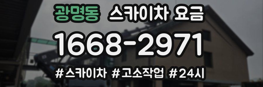 광명동 스카이차 요금