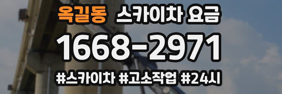 옥길동 스카이차 요금