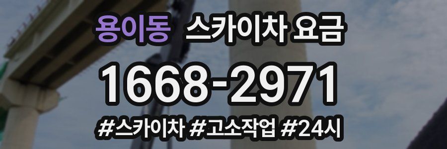 용이동 스카이차 요금