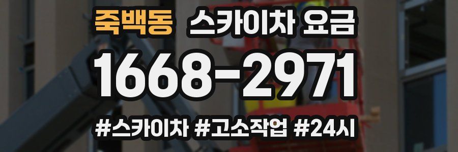 죽백동 스카이차 요금