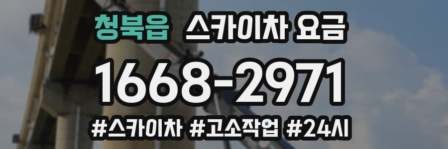 청북읍 스카이차 요금