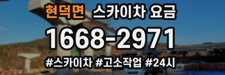 현덕면 스카이차 요금