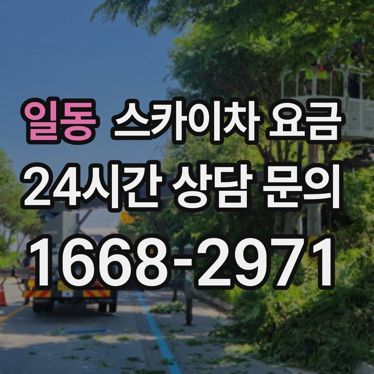 일동 스카이차 요금 주소만 보내면 견적이 늦어지는 이유