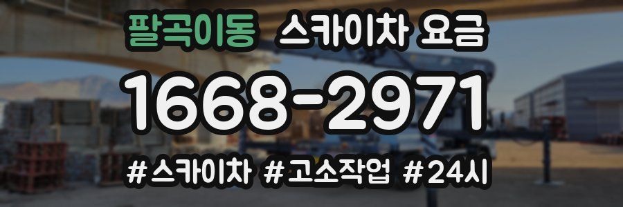 팔곡이동 스카이차 요금