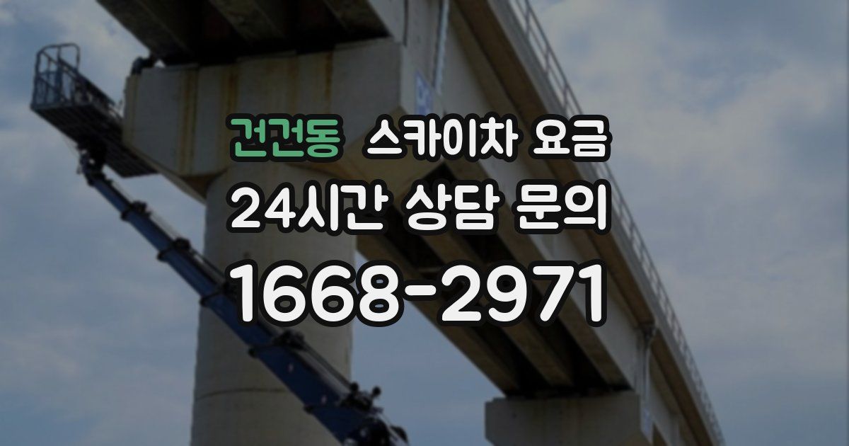 건건동 스카이차 요금