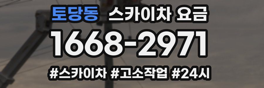 토당동 스카이차 요금