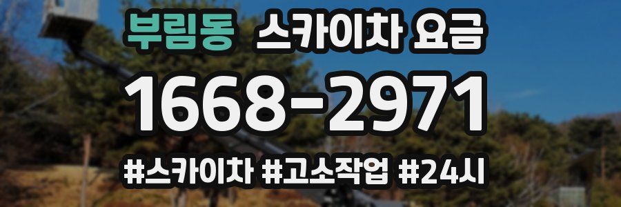 부림동 스카이차 요금