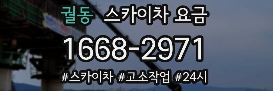 궐동 스카이차 요금