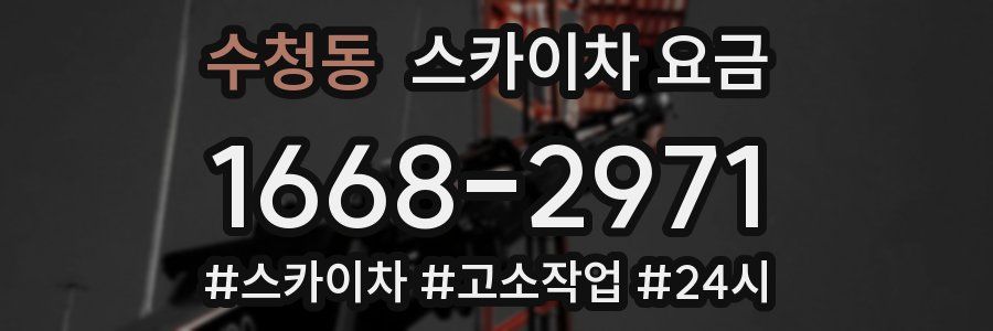 수청동 스카이차 요금