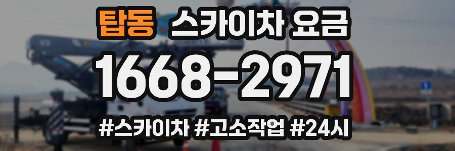 탑동 스카이차 요금