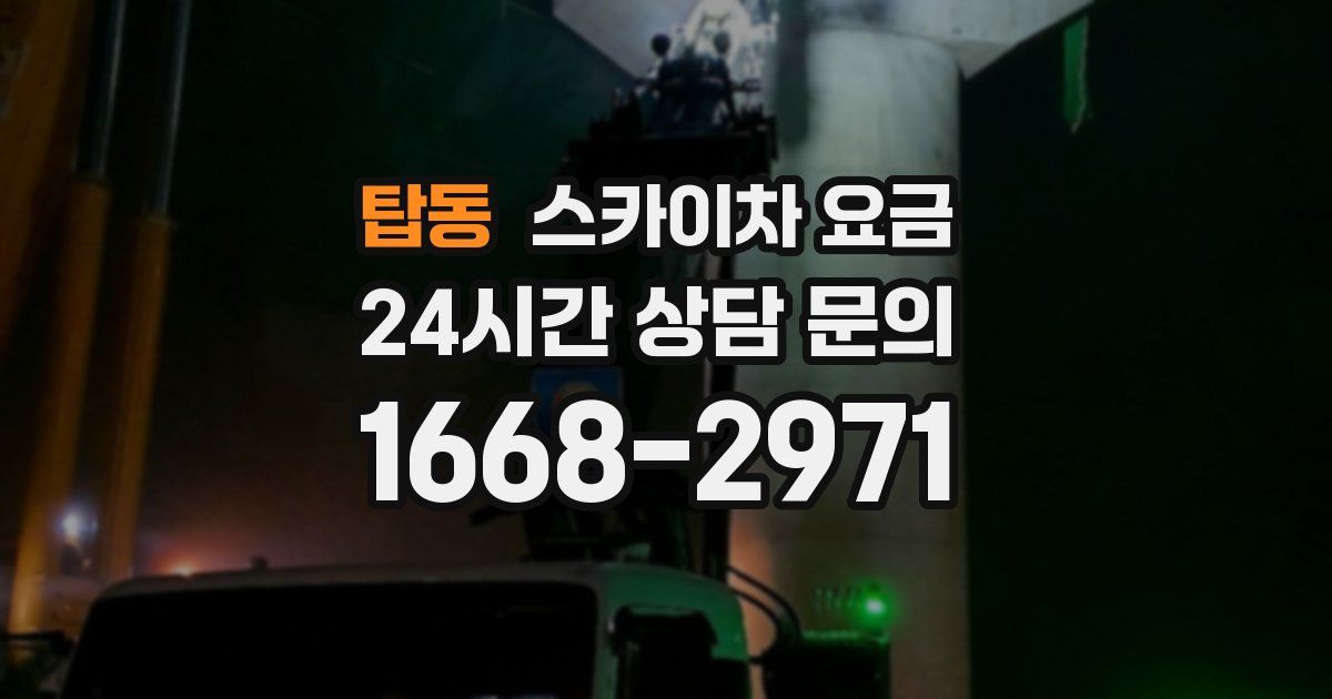 탑동 스카이차 요금