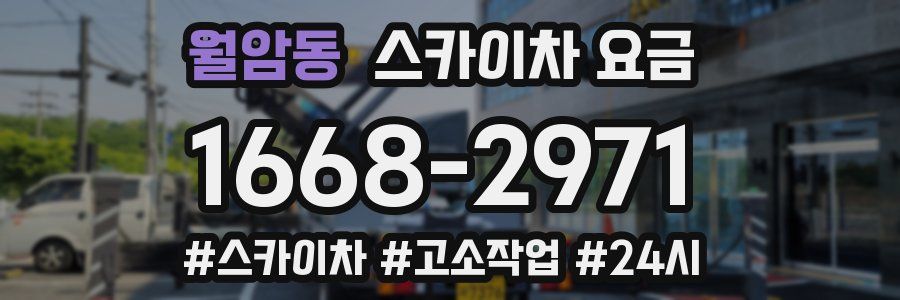 월암동 스카이차 요금