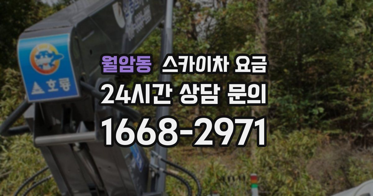 월암동 스카이차 요금