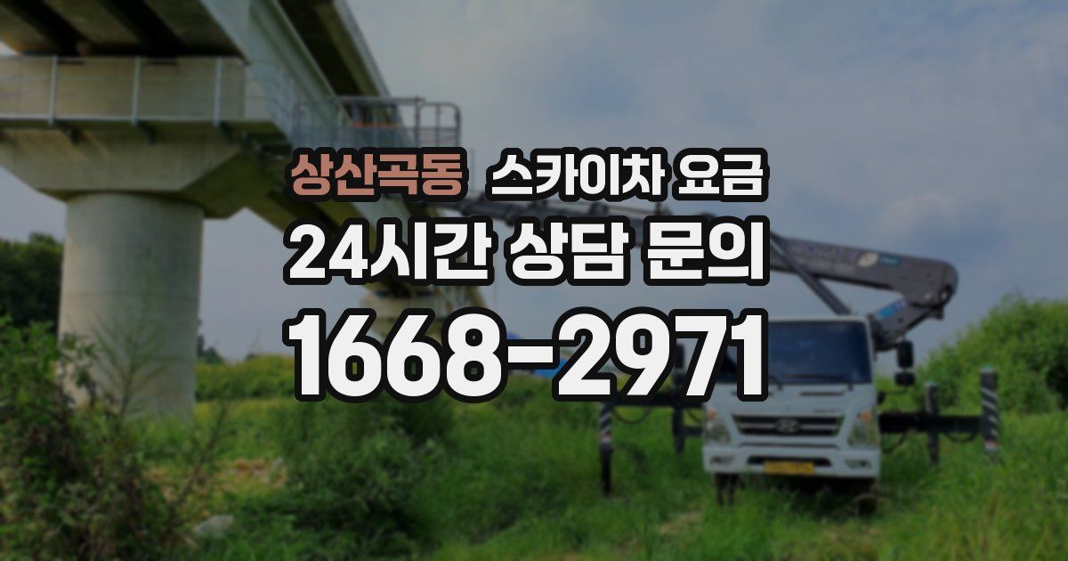 상산곡동 스카이차 요금