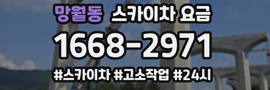 망월동 스카이차 요금