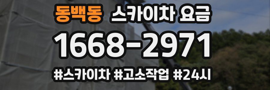 동백동 스카이차 요금