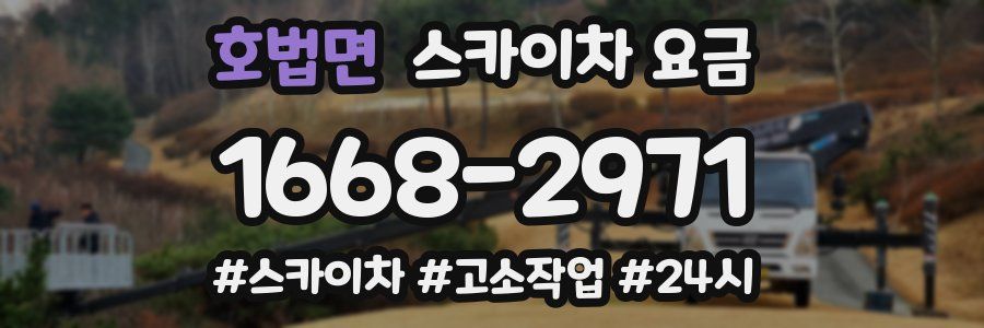 호법면 스카이차 요금