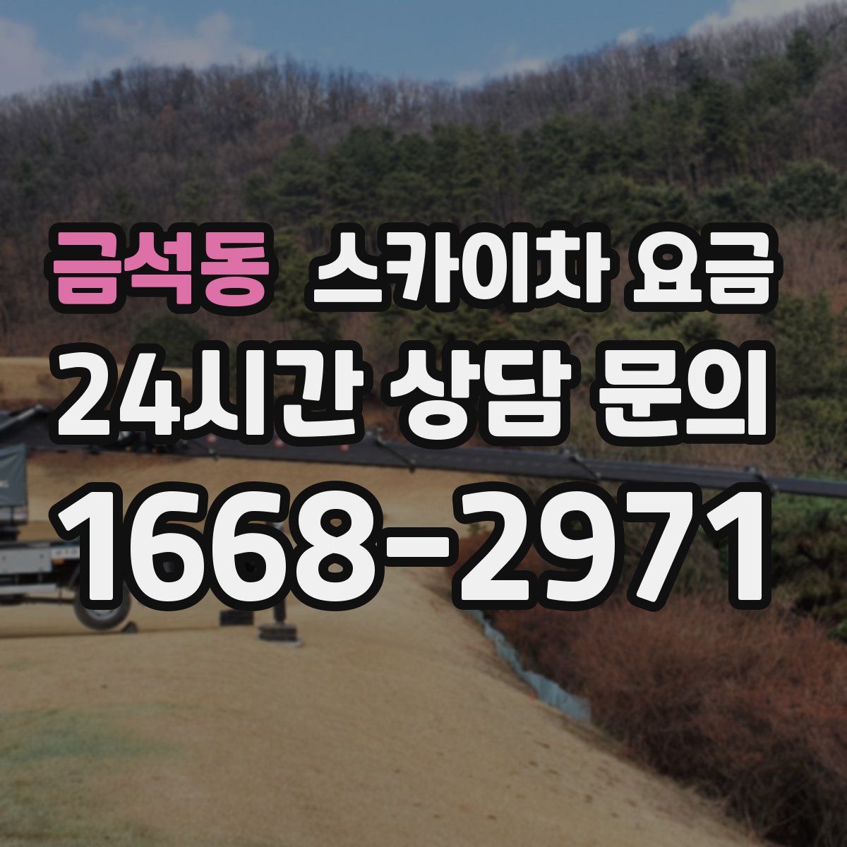 금석동 스카이차 요금