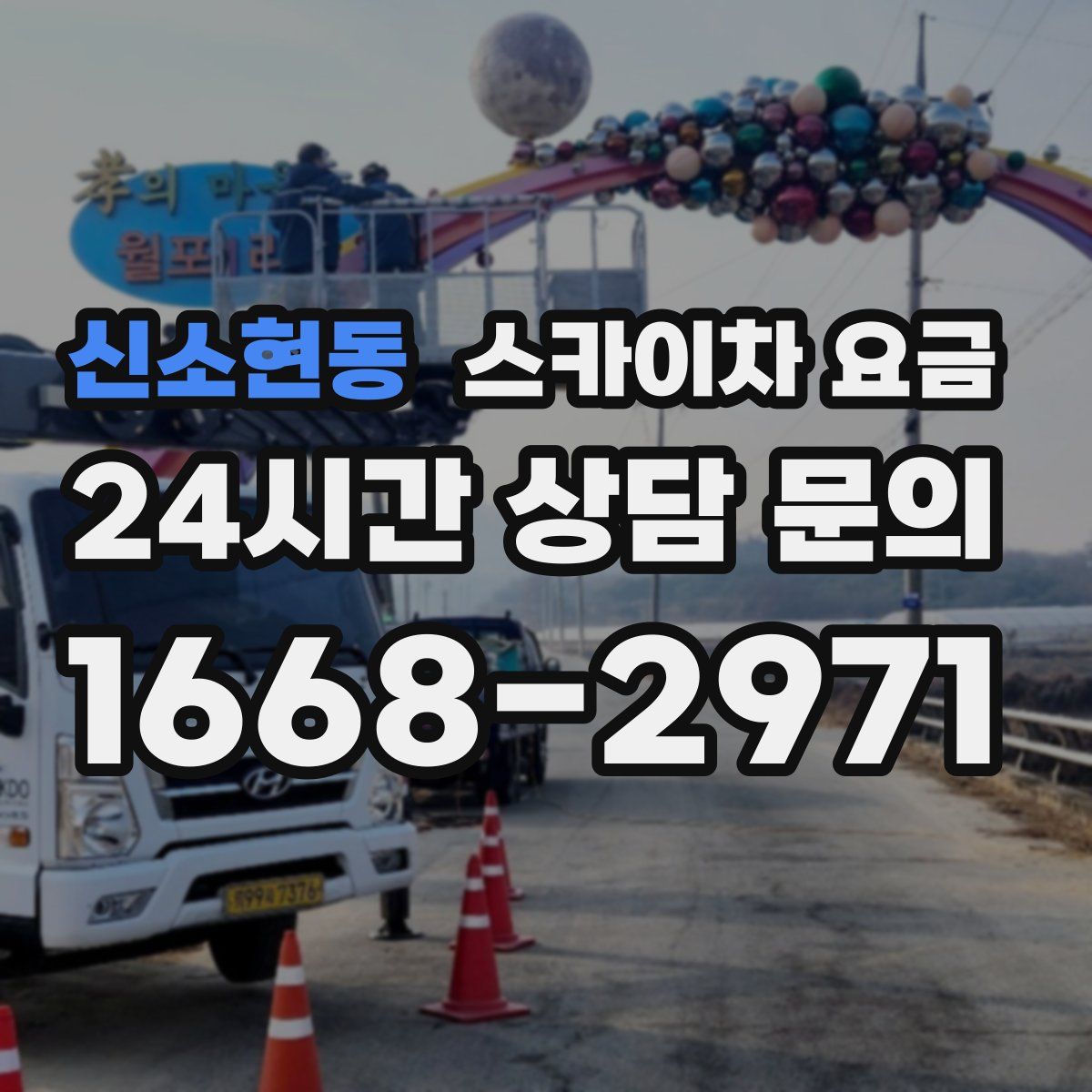 신소현동 스카이차 요금