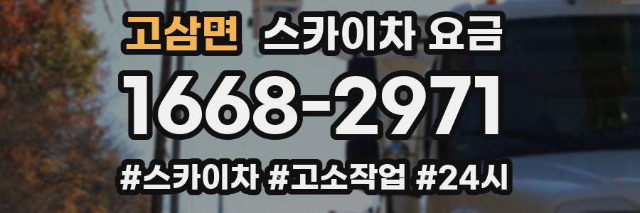 고삼면 스카이차 요금