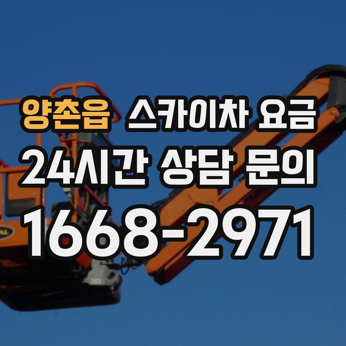 양촌읍 스카이차 요금