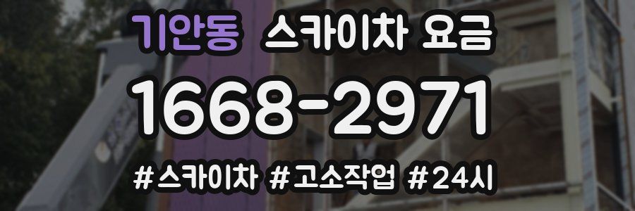 기안동 스카이차 요금