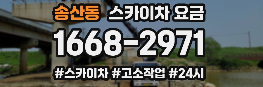 송산동 스카이차 요금