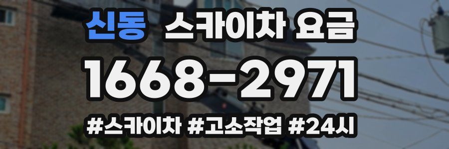 신동 스카이차 요금