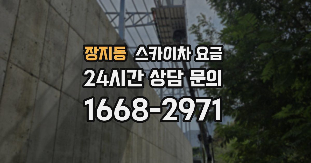 장지동 스카이차 요금