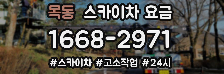 목동 스카이차 요금