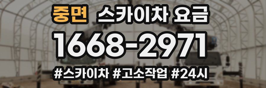 중면 스카이차 요금