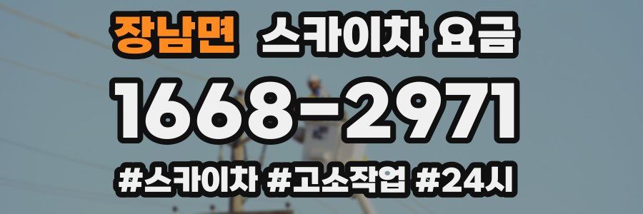장남면 스카이차 요금