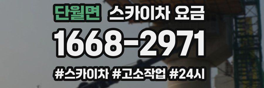 단월면 스카이차 요금