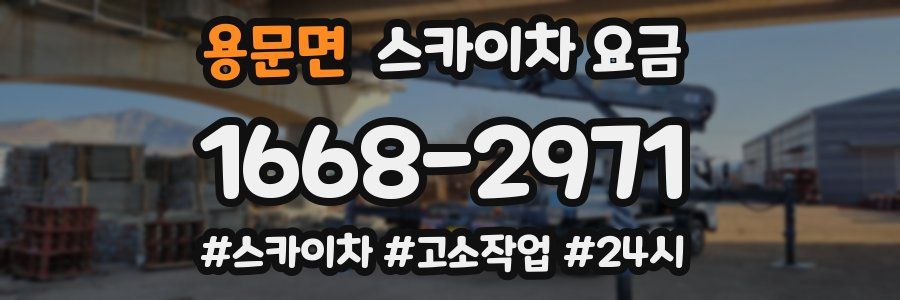 용문면 스카이차 요금