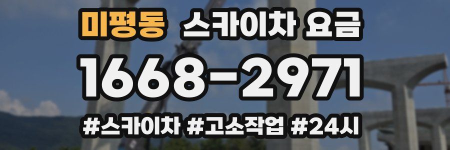 미평동 스카이차 요금