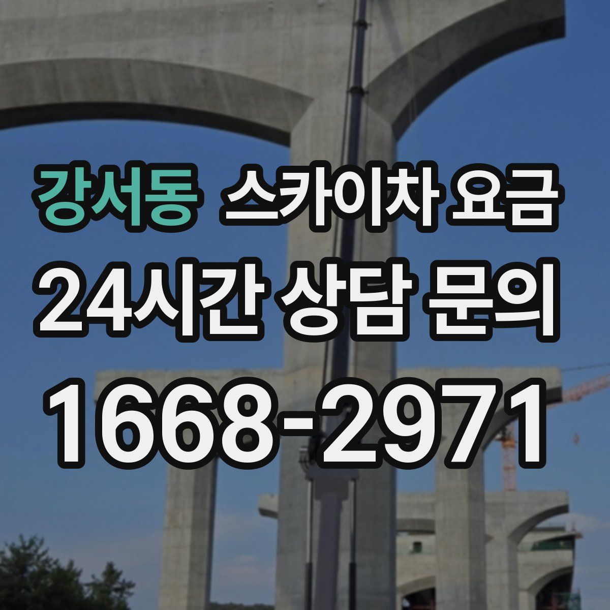 강서동 스카이차 요금