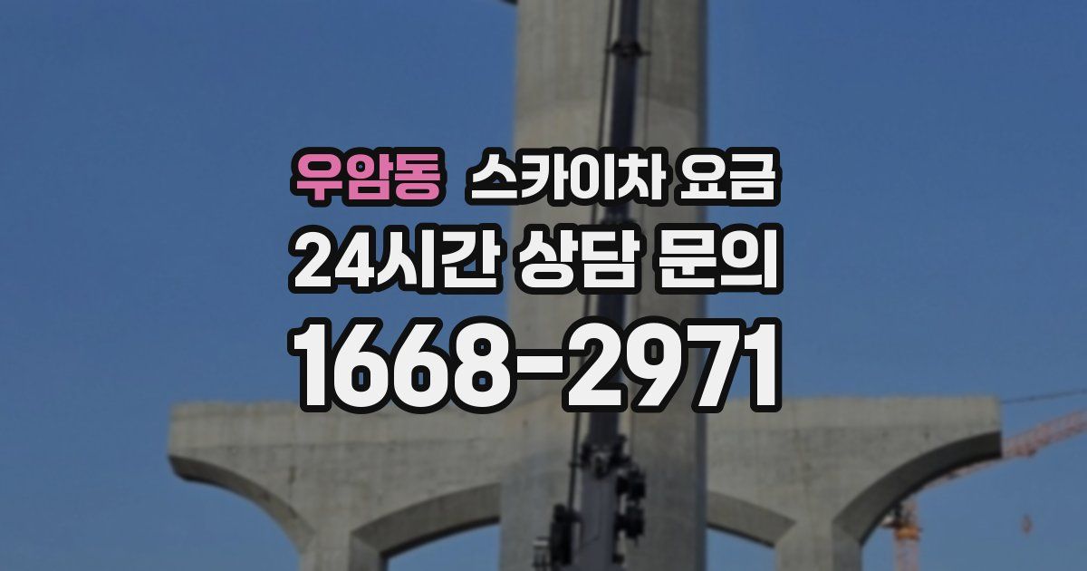 우암동 스카이차 요금