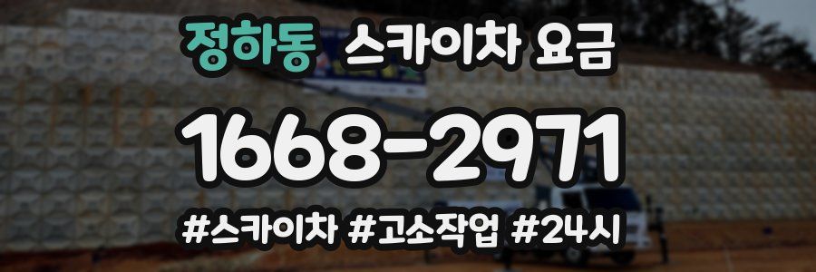 정하동 스카이차 요금