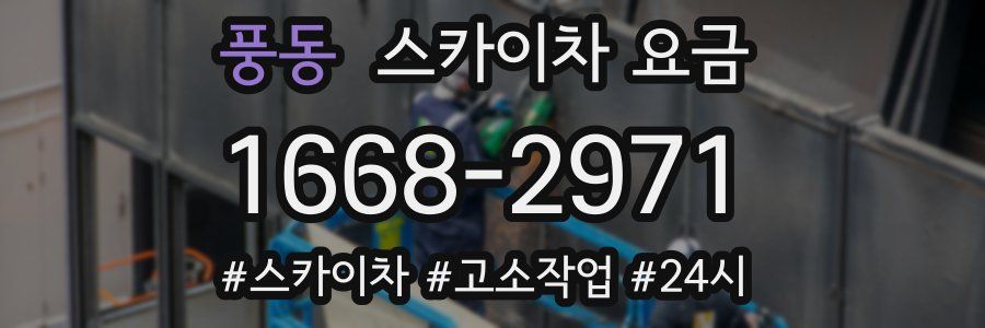 풍동 스카이차 요금