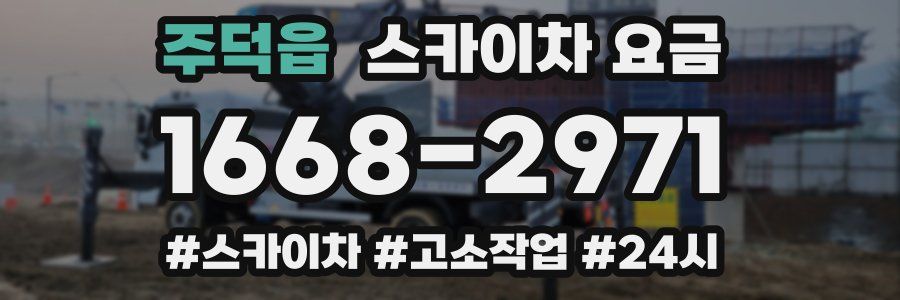 주덕읍 스카이차 요금