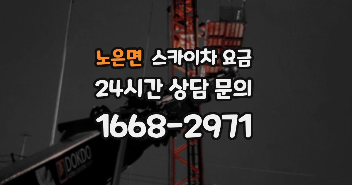 노은면 스카이차 요금