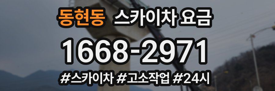 동현동 스카이차 요금