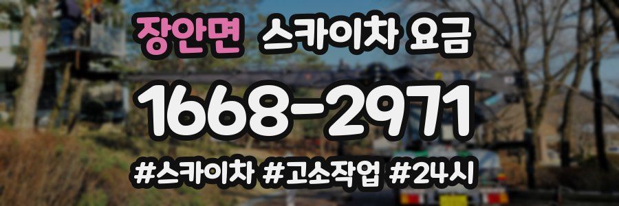 장안면 스카이차 요금